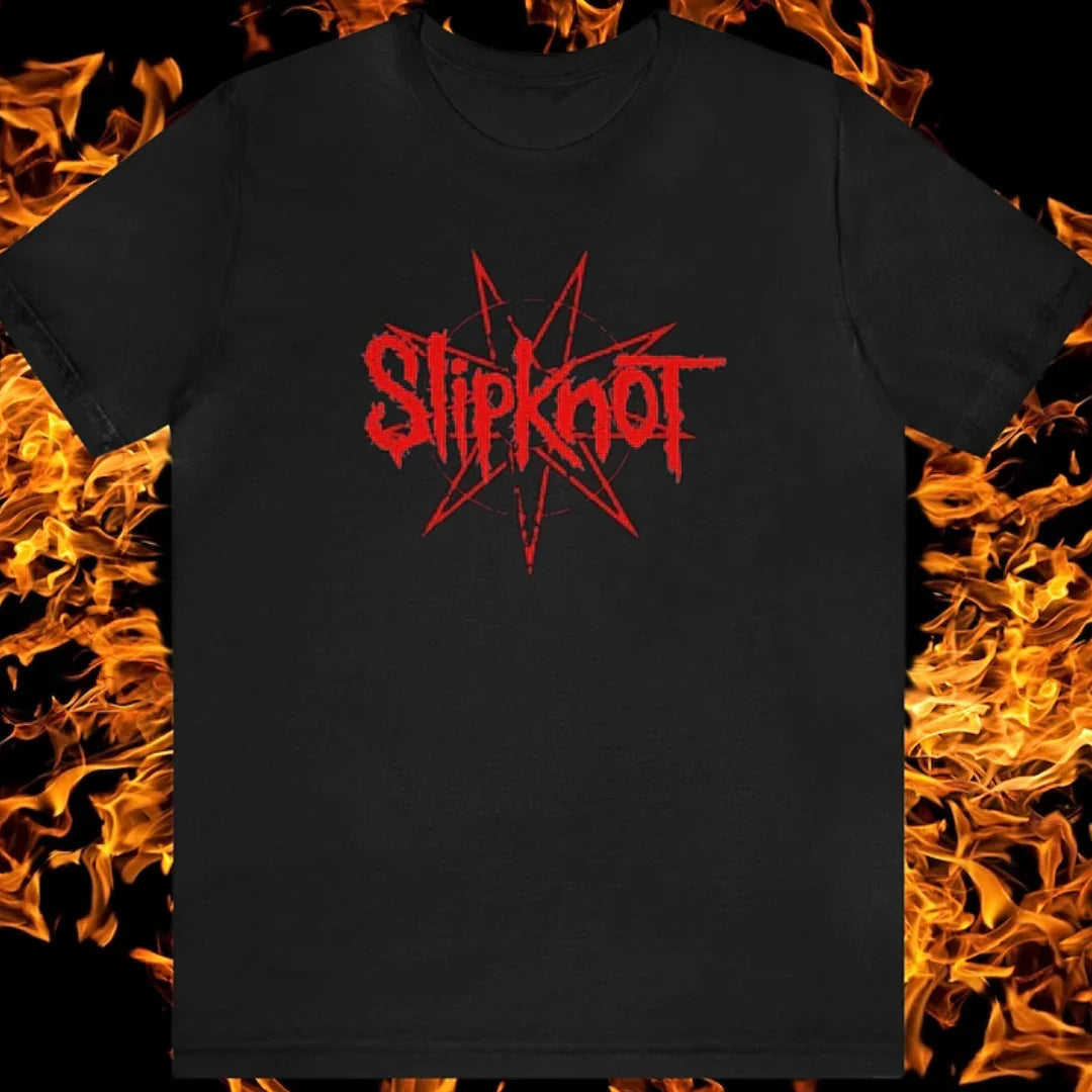 Camiseta Básica Slipknot Merch - preto