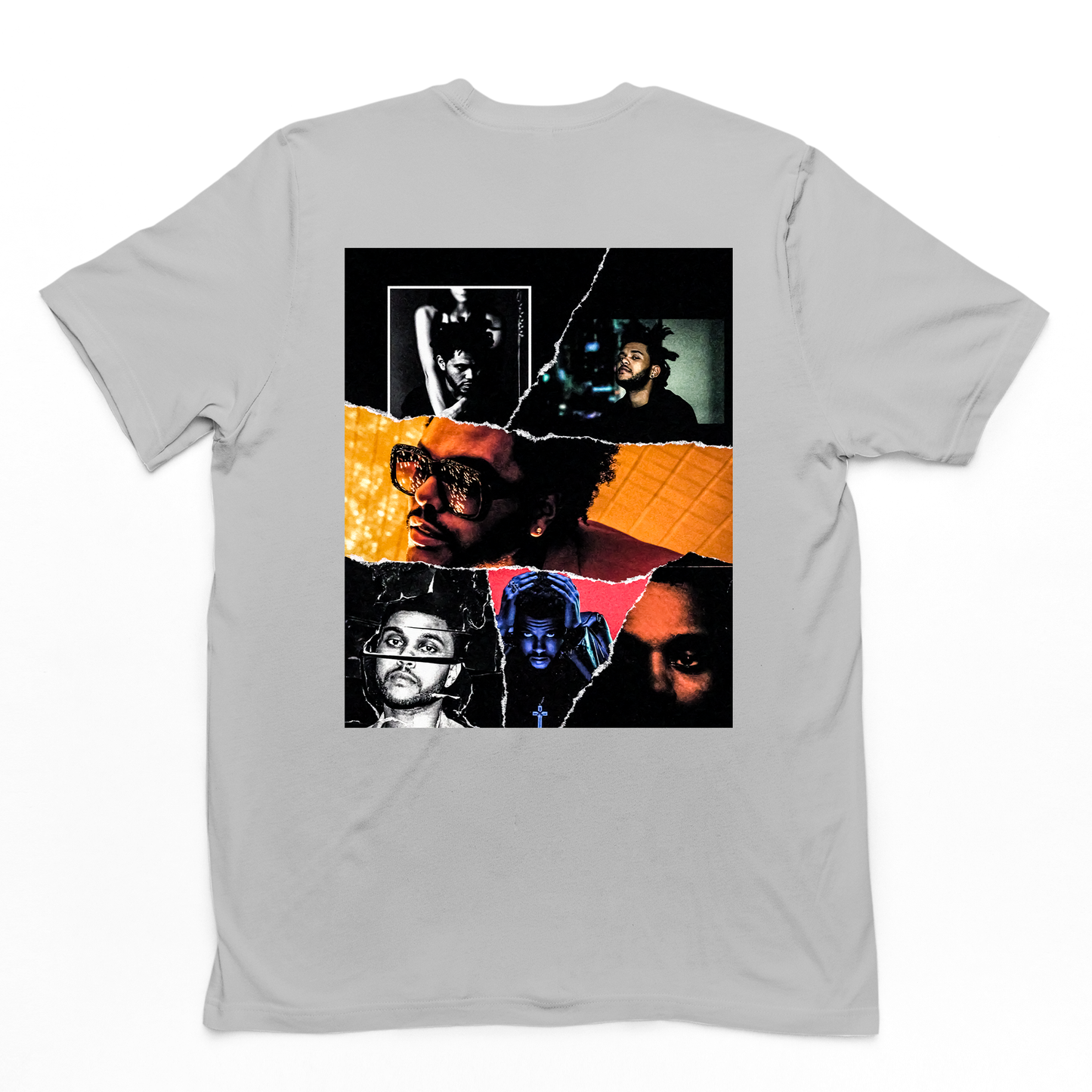 Camiseta Básica The Weeknd Vintage Graphics - cinza