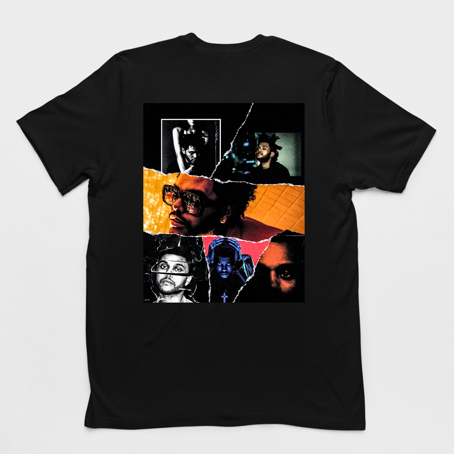 Camiseta Básica The Weeknd Vintage Graphics  - preto