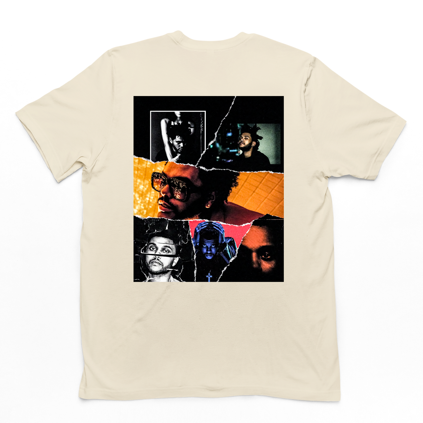 Camiseta Básica The Weeknd Vintage Graphics - pérola