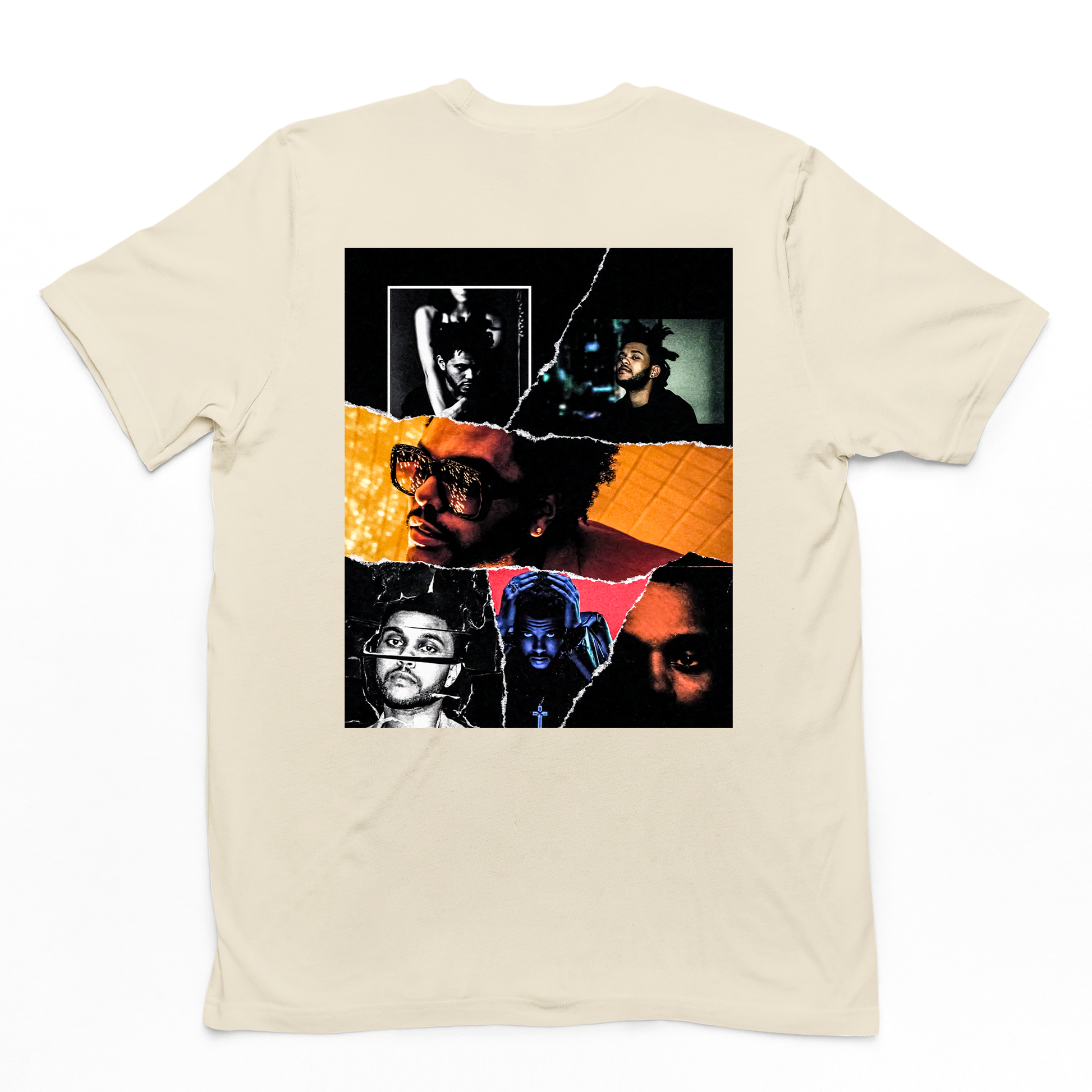 Camiseta Básica The Weeknd Vintage Graphics - pérola