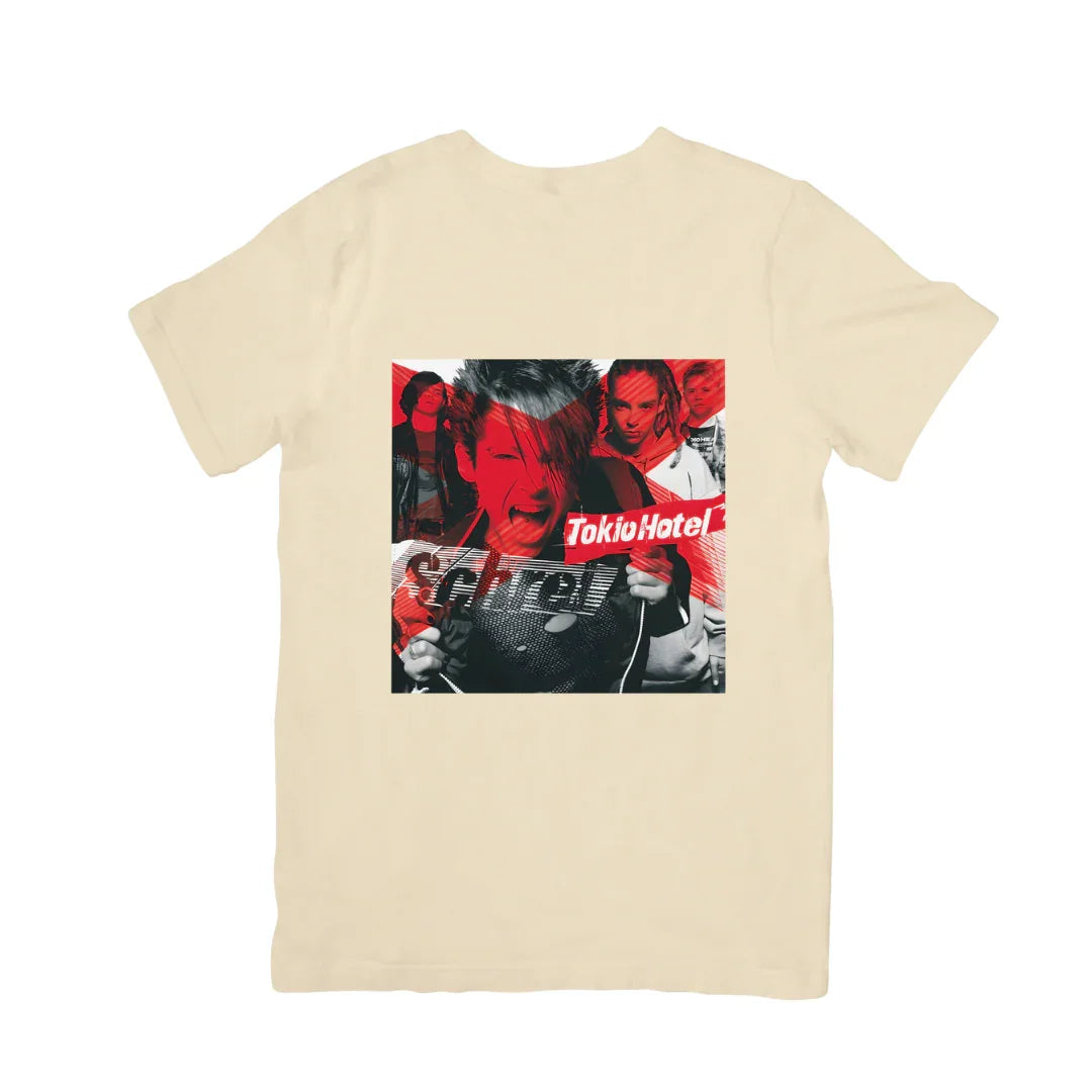 Camiseta Básica Tokio Hotel Schrei - pérola