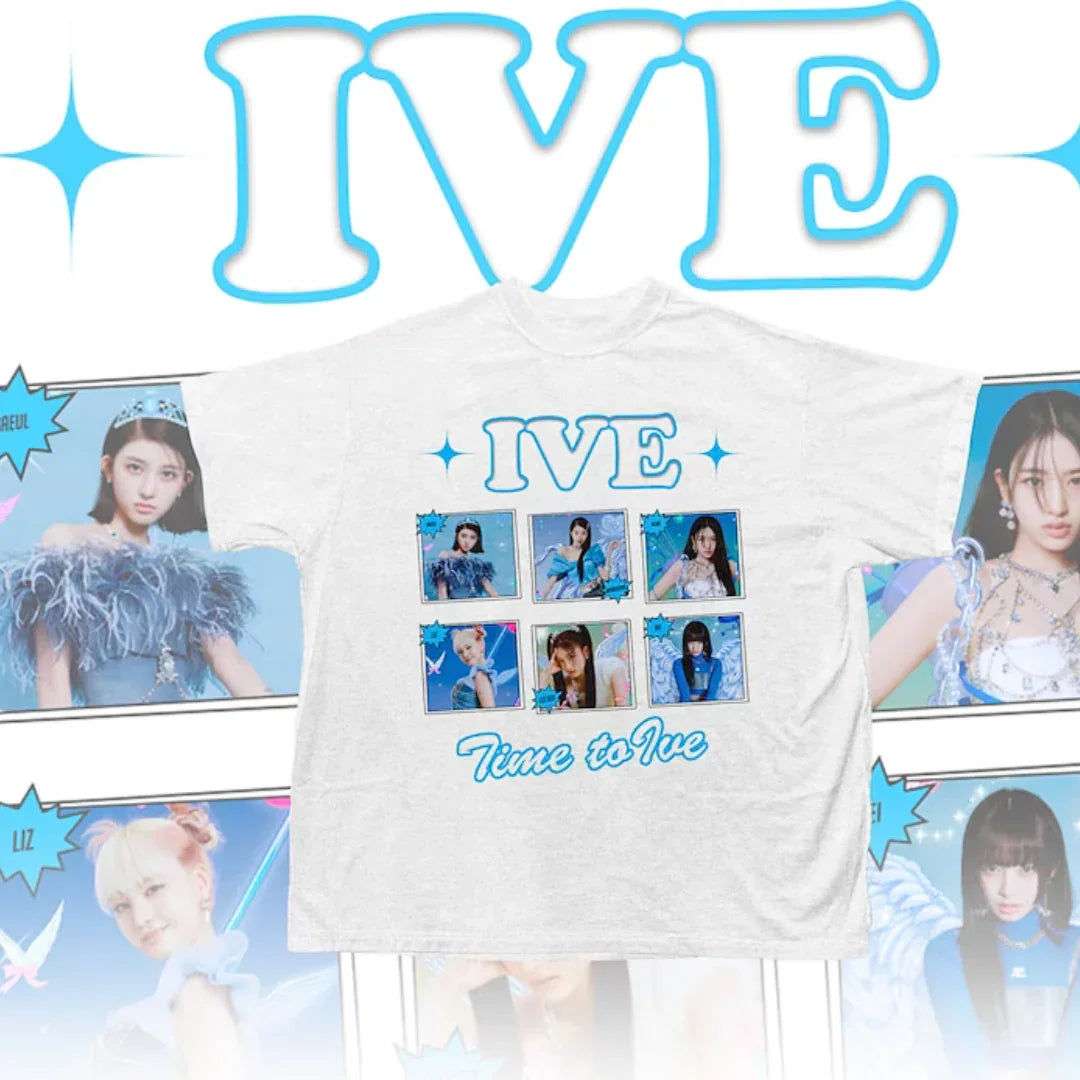 Camiseta Básica Ive Collage - branco