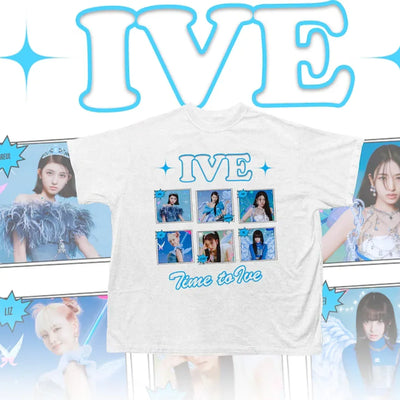 Camiseta Básica Ive Collage - branco