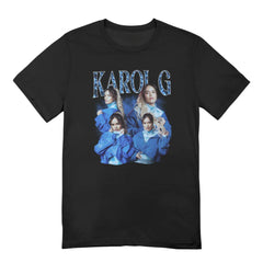 Camiseta Básica Karol G Retro Graphic Vintage