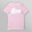 Camiseta Básica David Bowie Diamond Dogs Logo Rosa Bebê 