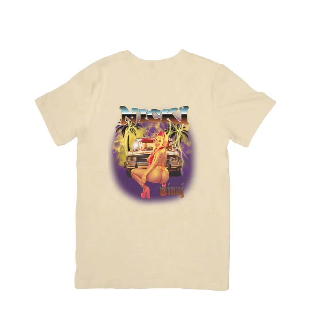 Camiseta Básica Nicki Minaj Graphic Retro