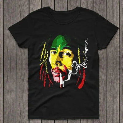 Camiseta Básica Bob Marley Graphic