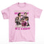Camiseta Básica Harry Styles Singer - Rosa Bebê