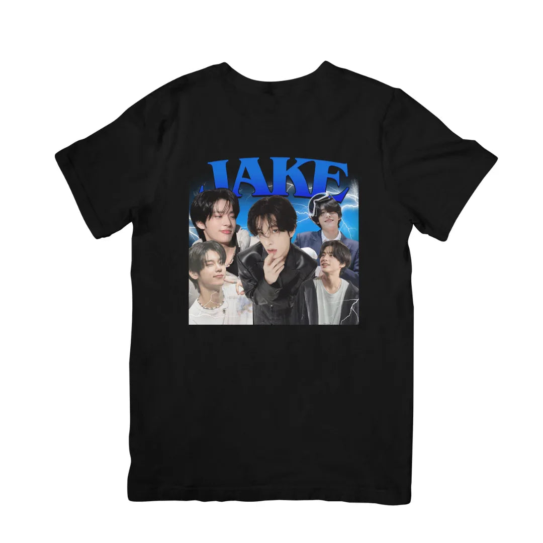 Camiseta Básica Enhypen Jake - preto