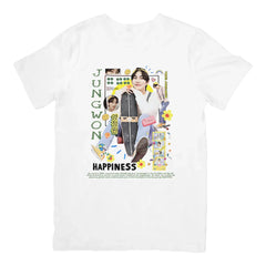 Camiseta Básica Enhypen Jungwon Happiness