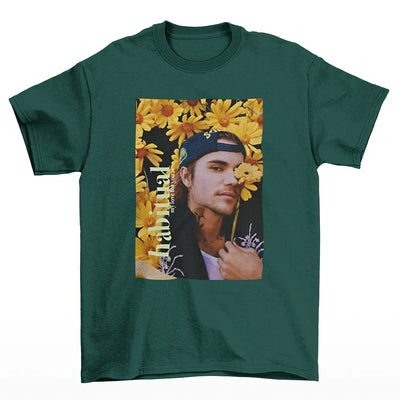 Camiseta Básica Justin Bieber Habitual Verde 