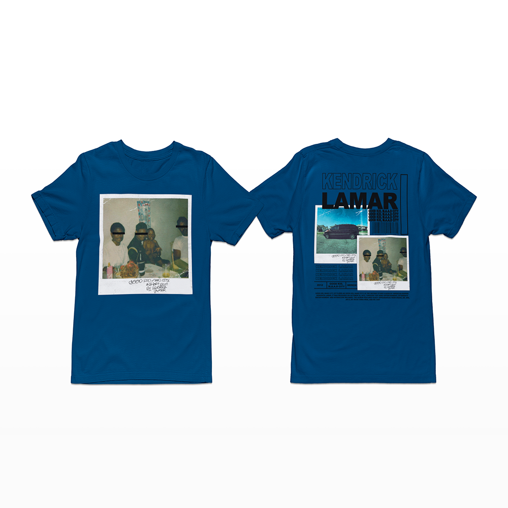 Camiseta Básica Kendrick Lamar Good Kid  Azul Marinho