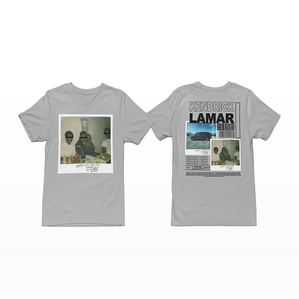 Camiseta Básica Kendrick Lamar Good Kid Cinza 