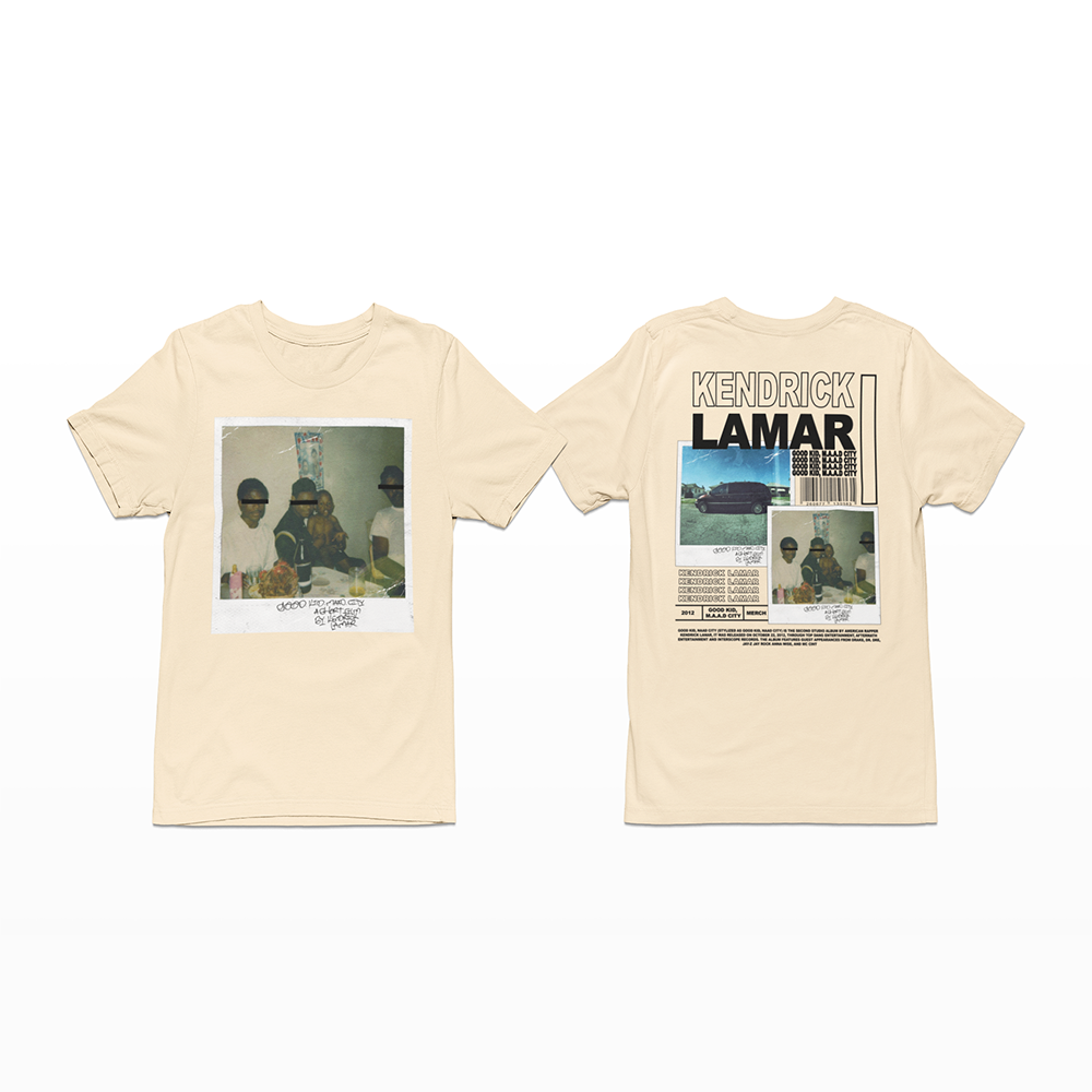 Camiseta Básica Kendrick Lamar Good Kid Pérola 