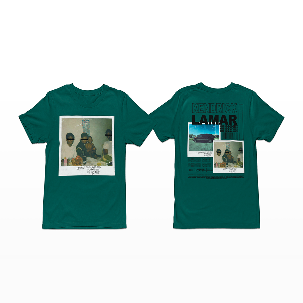 Camiseta Básica Kendrick Lamar Good Kid Verde