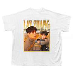 Camiseta Básica Exo Lay Zhang Graphic