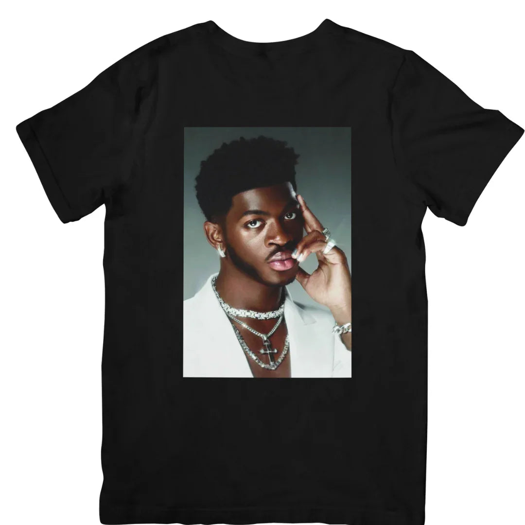 Camiseta Básica Lil Nas X Photo