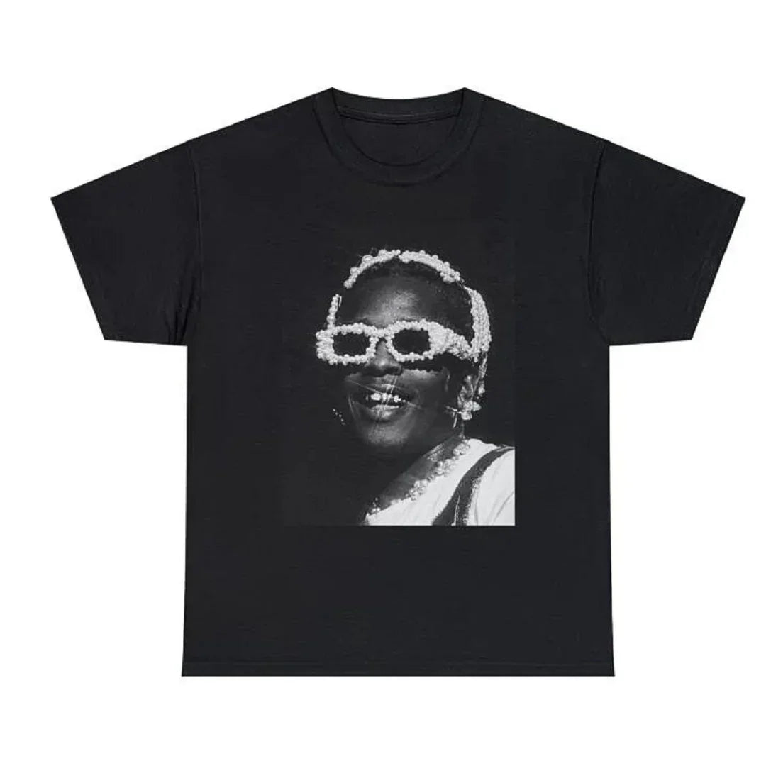 Camiseta Básica Asap Rocky Love Asap - PRETO ( FRENTE ) 
