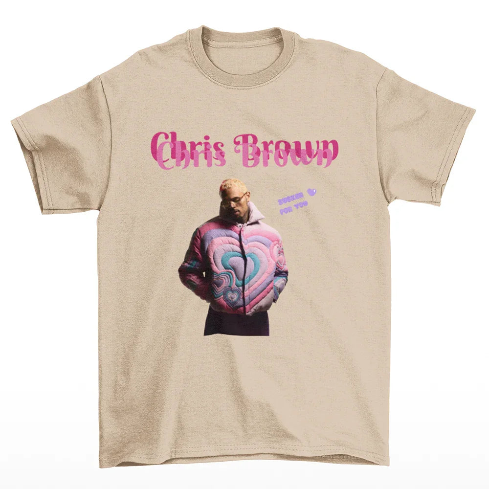 Camiseta Básica Chris Brown Sucker For You