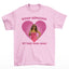 camiseta básica rosa bebê com estampa da Mariah Carey stop singing