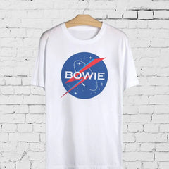 Camiseta Básica David Bowie Nasa Funny