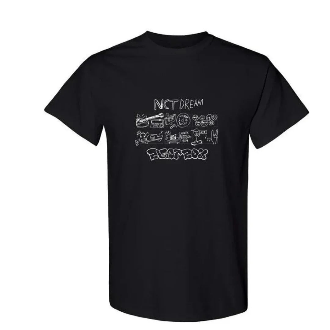 Camiseta Básica NCT Dream Beatbox - preto