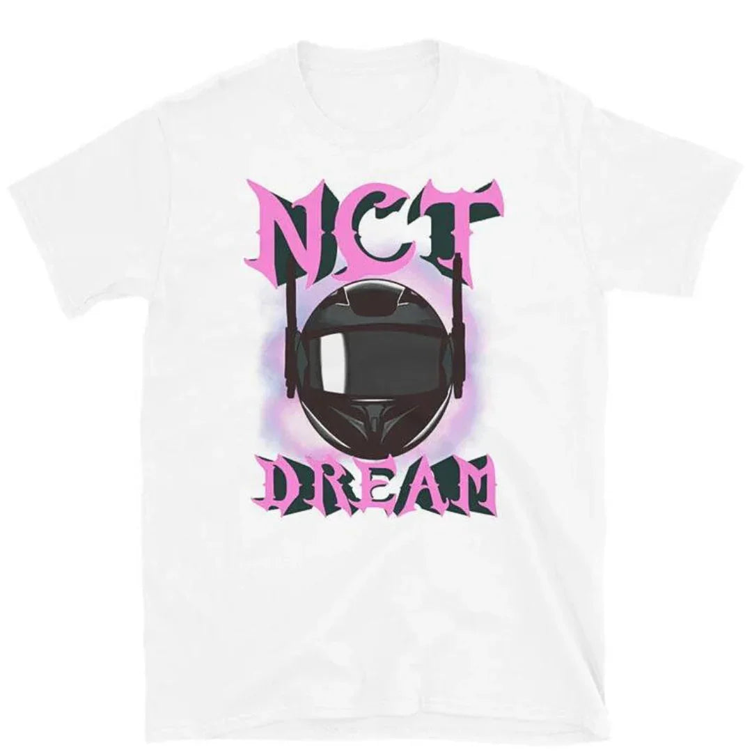 Camiseta Básica NCT Dream Glitch Mode - branco