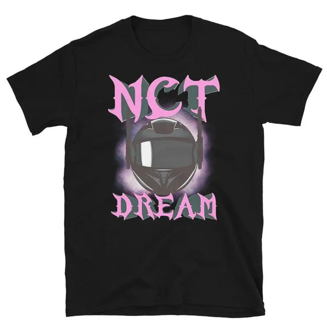 Camiseta Básica NCT Dream Glitch Mode - preto