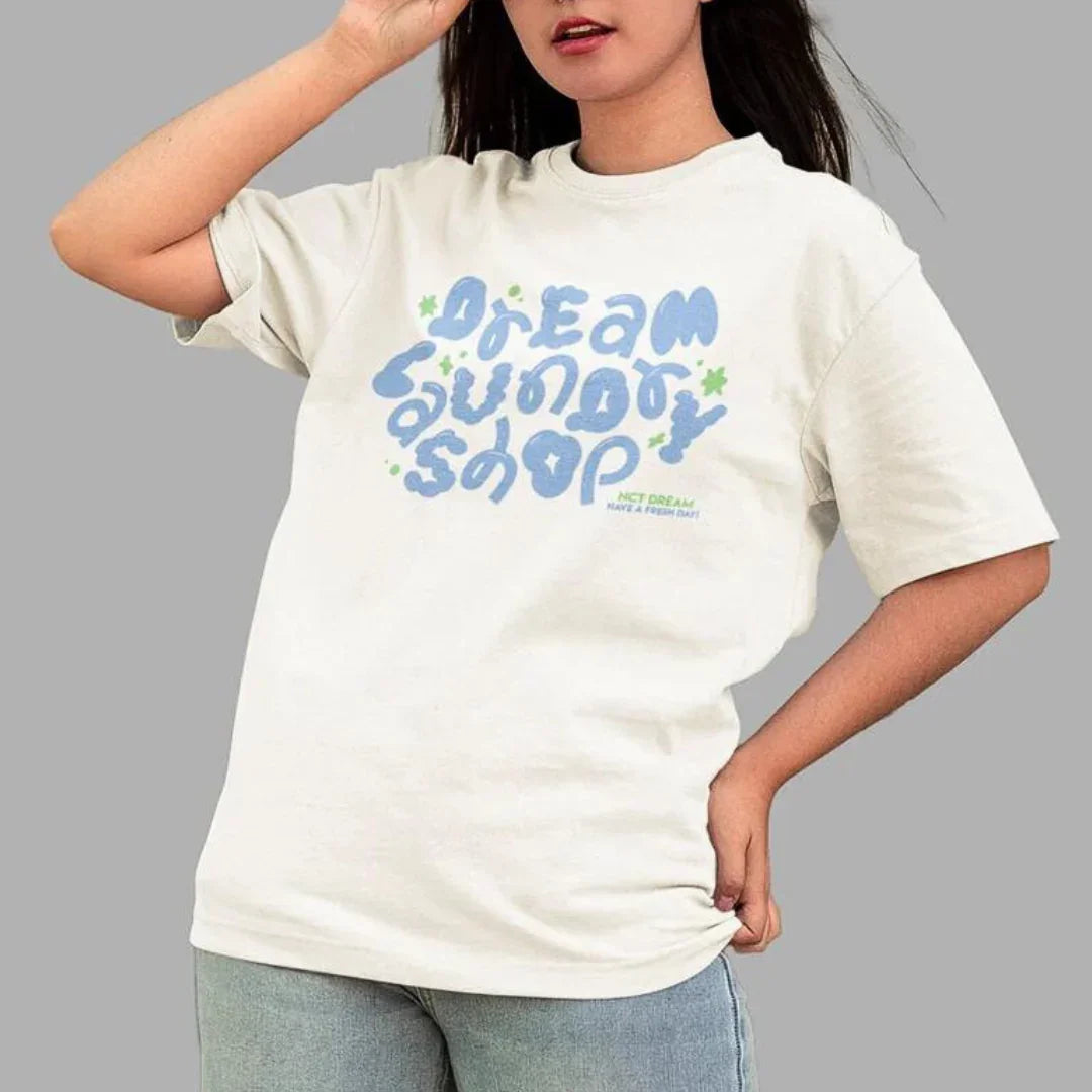 Camiseta Básica NCT Dream DLS - branco