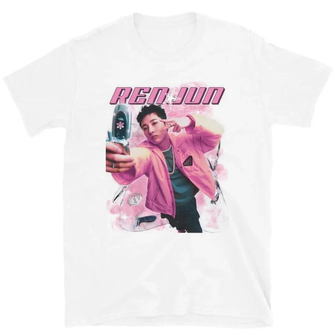 Camiseta Básica NCT Dream Renjun - branco