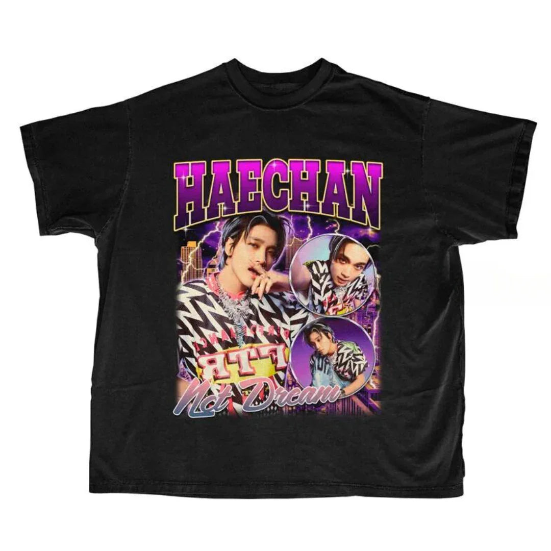 Camiseta Básica NCT Dream Haechan - preto