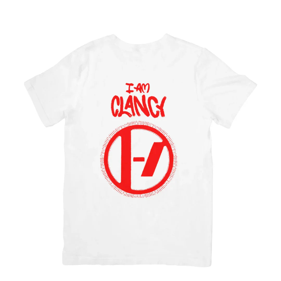  Camiseta Básica Twenty One Pilots New Branco