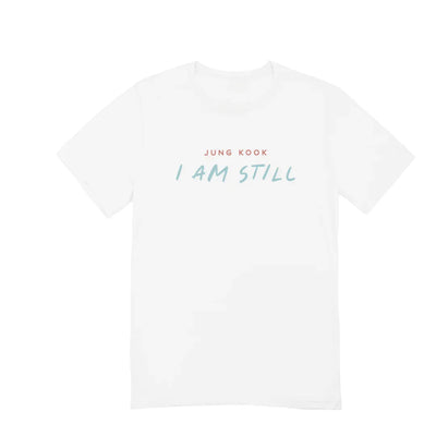 Camiseta Básica BTS New Song I Am Still Jungkook-BRANCO