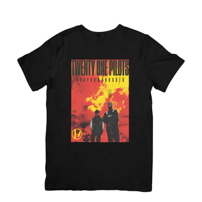 Camiseta Básica Twenty One Pilots Overcompensate Preto