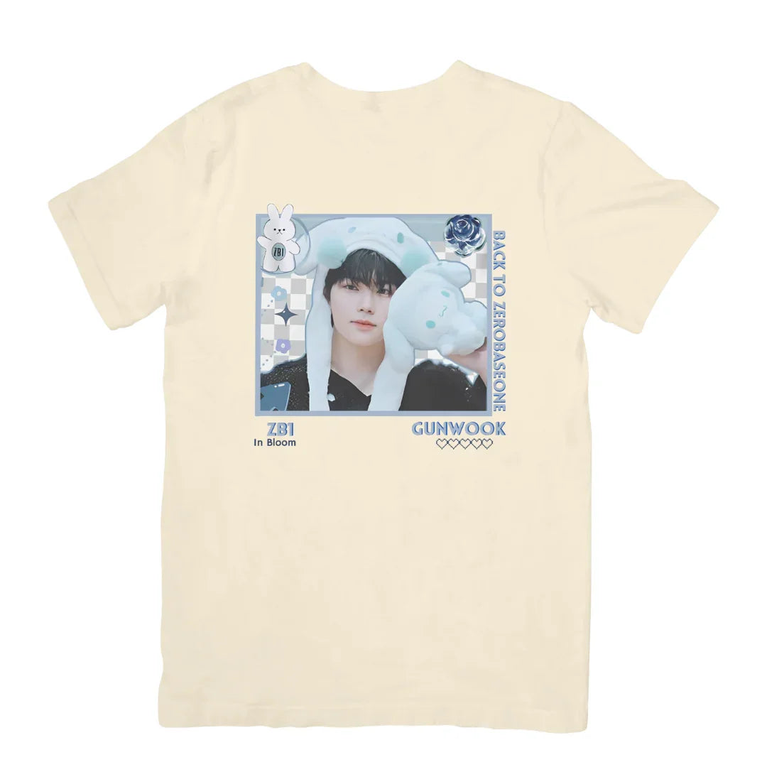 Camiseta Básica Zerobaseone Park Gunwook-PEROLA