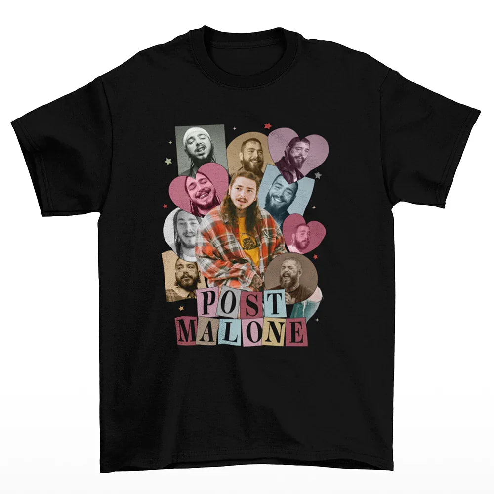 Camiseta Básica Post Maloni Collab Cute- preto