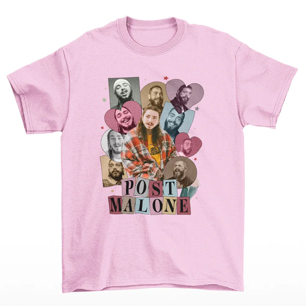 Camiseta Básica Post Maloni Collab Cute- rosa bebe