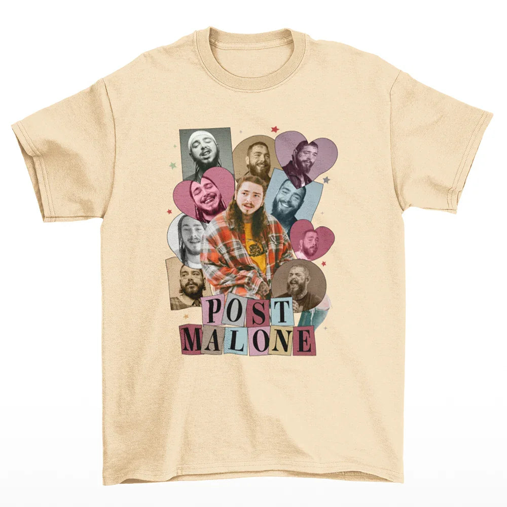 Camiseta Básica Post Maloni Collab Cute- pérola