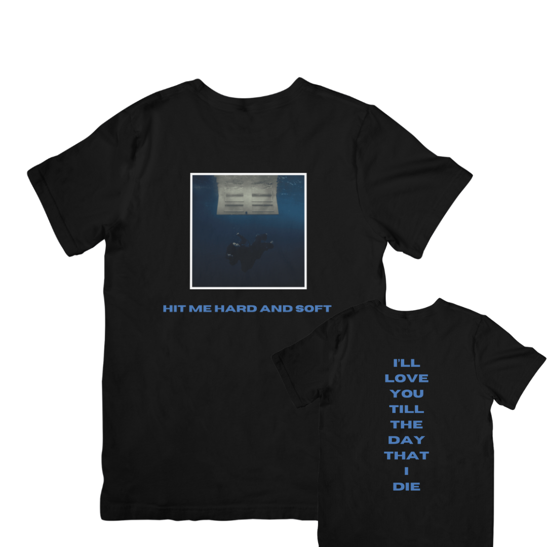 Camiseta Básica Billie Eilish I'll Love You - Preto