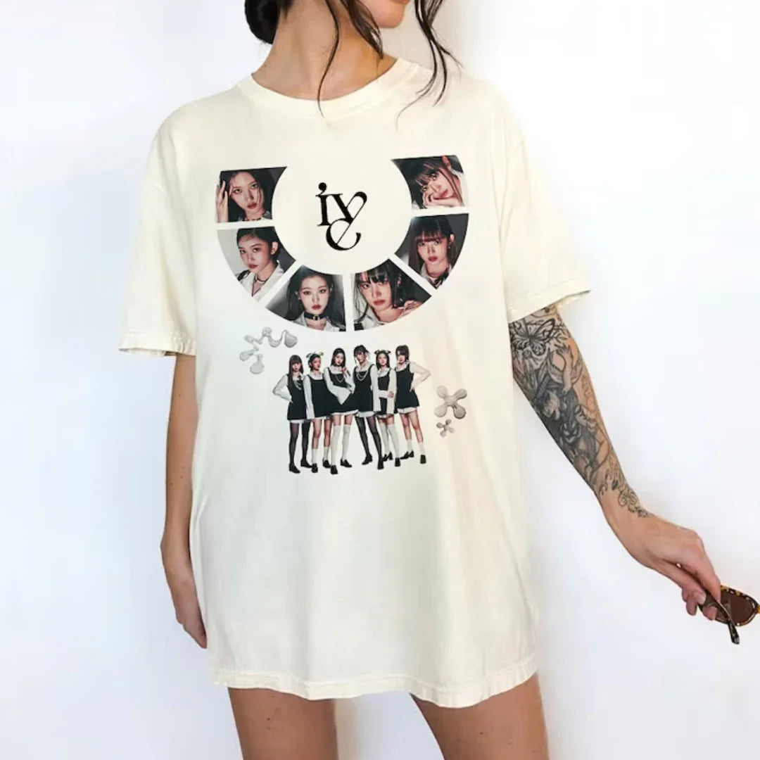 Camiseta Básica Ive Retro Graphic pérola