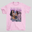 Camiseta Básica Rihanna Badgalriri- ROSA BEBE