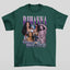 Camiseta Básica Rihanna Badgalriri- VERDE
