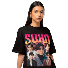 Camiseta Básica Exo Suho Graphic