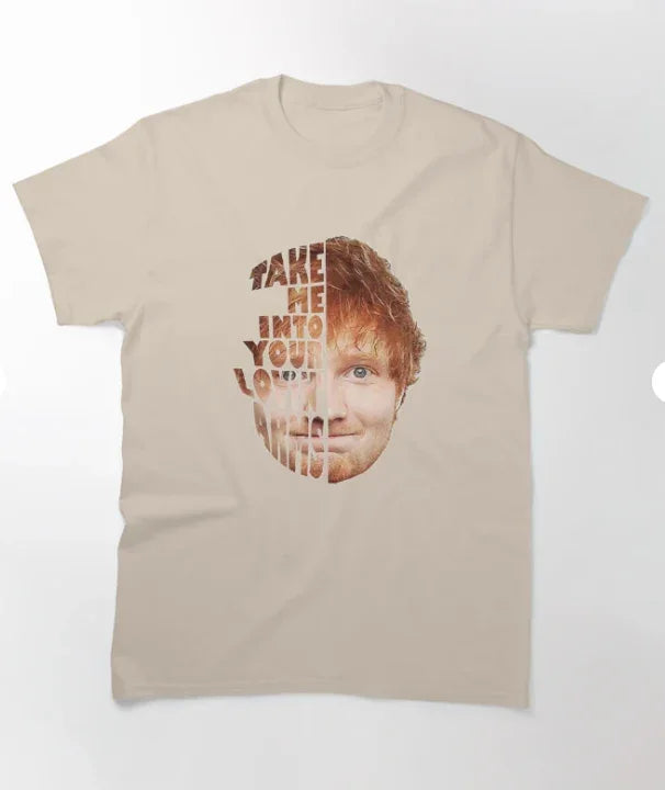 Camiseta Básica Ed Sheeran TMIYLA Pérola 