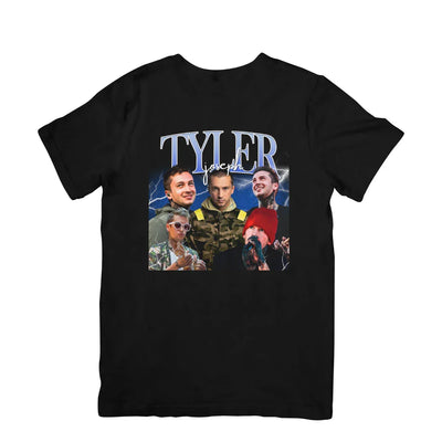 Camiseta Básica Twenty One Pilots T.J. Collab Preto