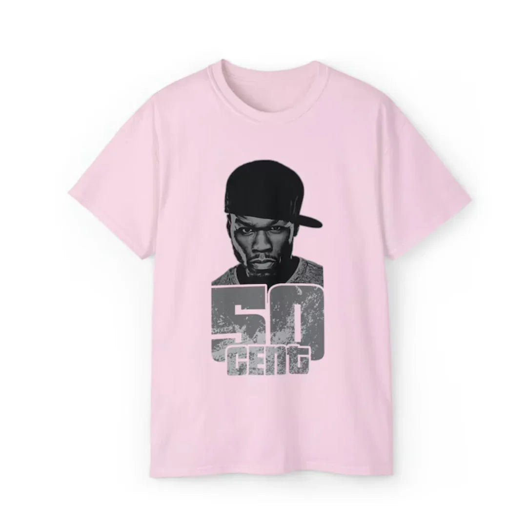 Camiseta Básica 50 Cent The Final Lap Tour 2023-ROSA BEBE