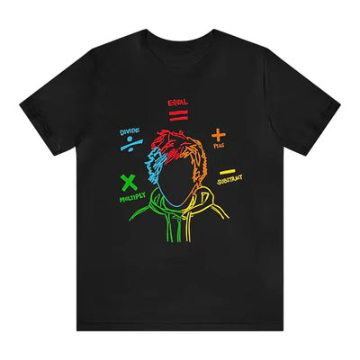 Camiseta Básica Ed Sheeran The Math Tour Preto