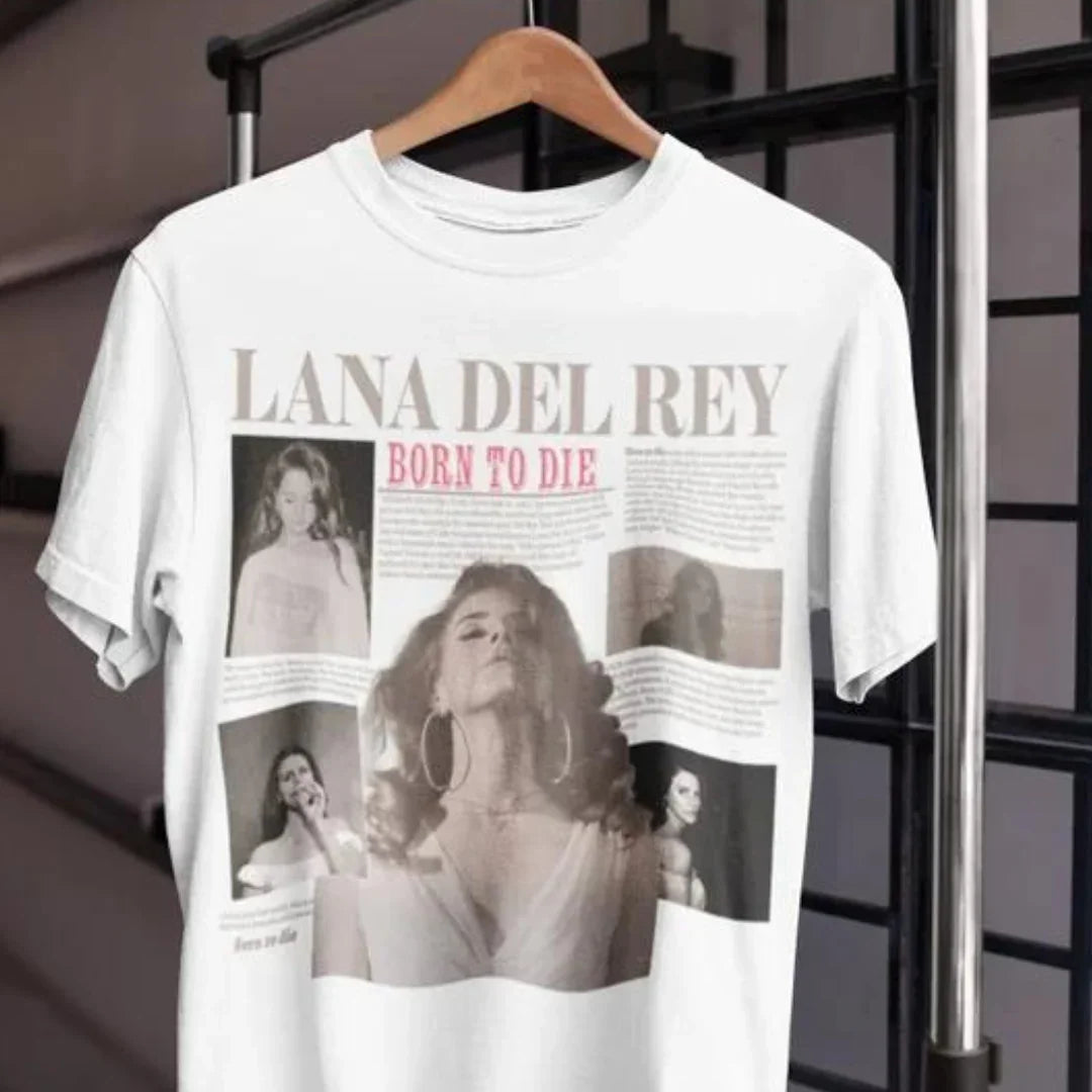 Camiseta Básica Lana Del Rey Aesthetic