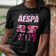 Camiseta Básica Aespa Pink Group